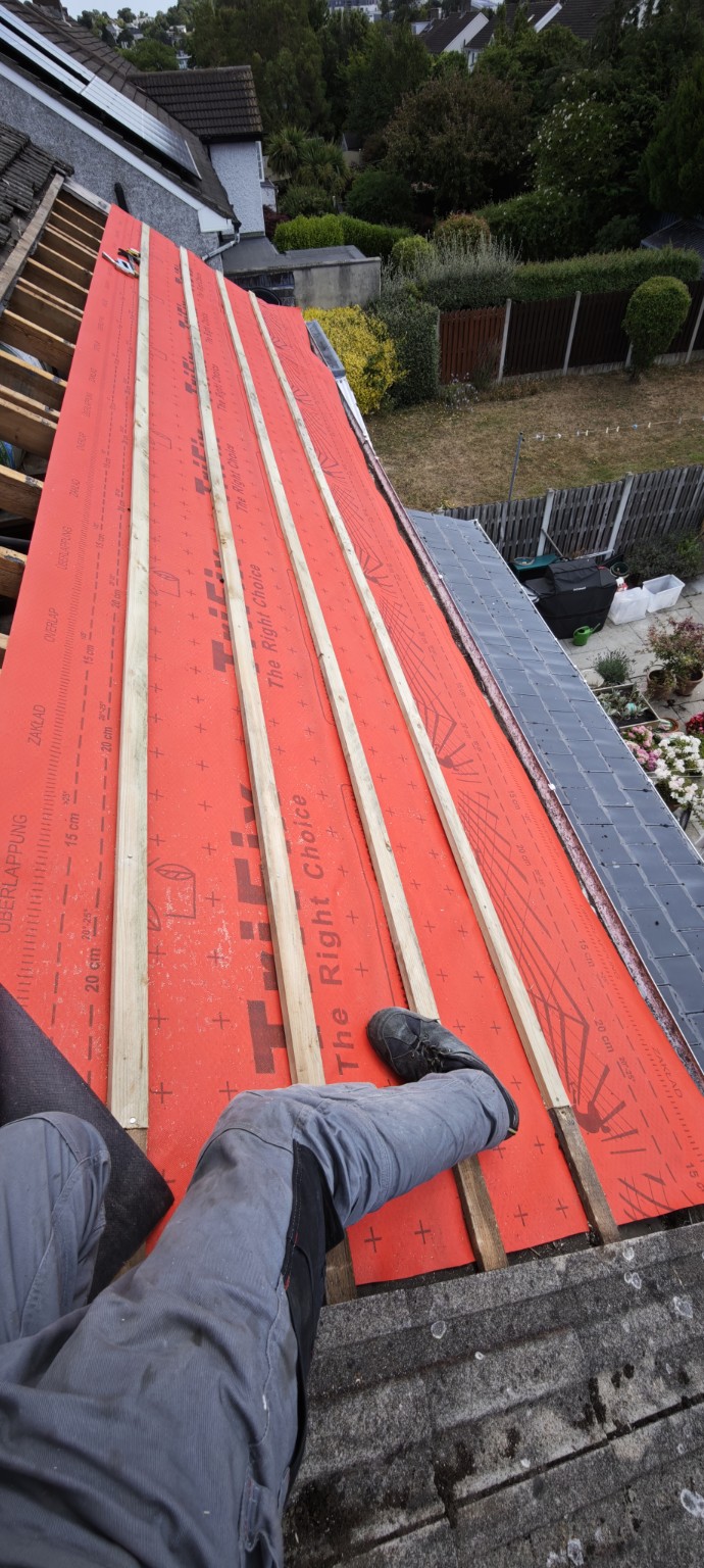 Roof after restoration